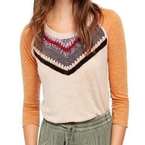 Free People Spring Bound Crochet Top Size Small